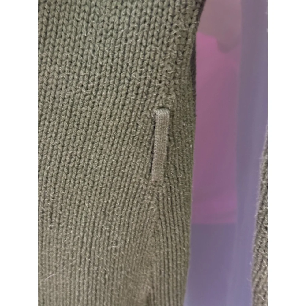Old Navy Green Ribbed Open Cardigan Sweater M - Picture 4 of 7